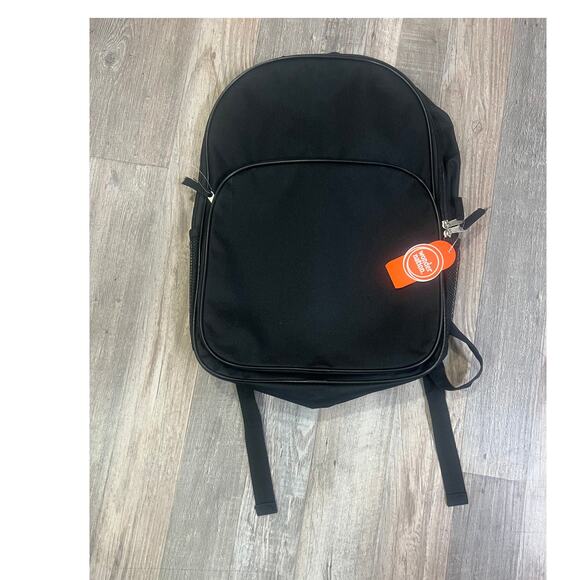 Wonder Nation Kids Unisex 17" Backpack, Solid Black - Picture 5 of 6